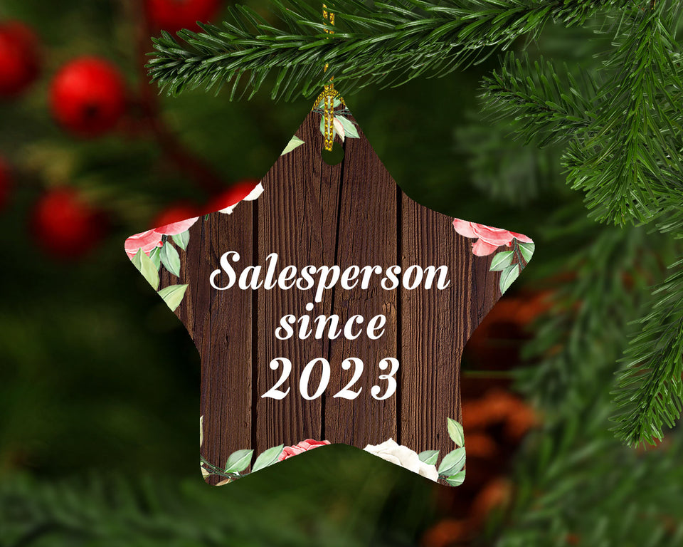 Salesperson Since 2023 - Star Ornament A