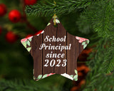 School Principal Since 2023 - Star Ornament A
