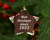 Web Developer Since 2023 - Star Ornament A