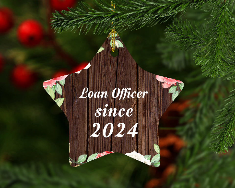 Loan Officer Since 2024 - Star Ornament A