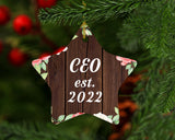 CEO Established Est. 2022 - Star Ornament A