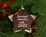 Paralegal Assistant Established Est. 2022 - Star Ornament A
