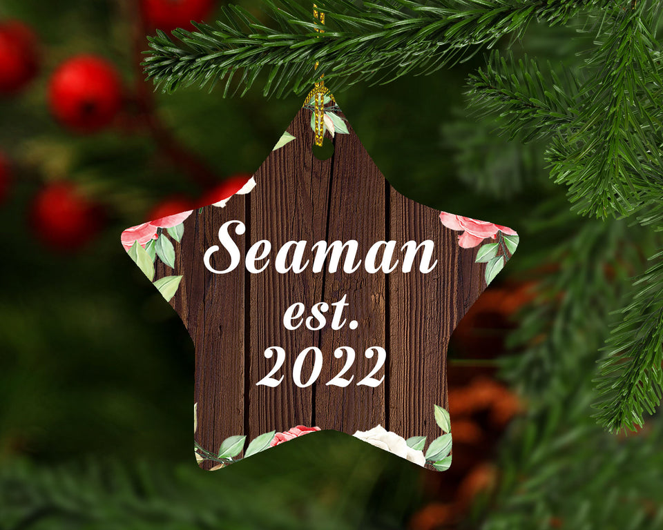 Seaman Established Est. 2022 - Star Ornament A