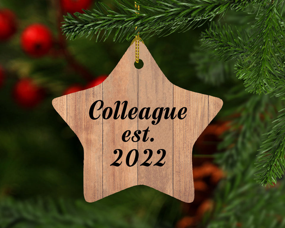 Colleague Established Est. 2022 - Star Ornament C