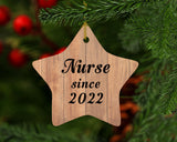 Nurse Since 2022 - Star Ornament C