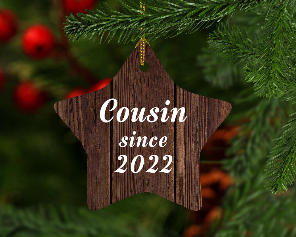 Cousin Since 2022 - Star Ornament D
