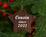 Cousin Since 2022 - Star Ornament D