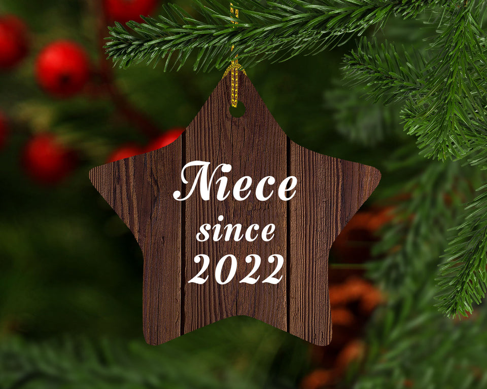 Niece Since 2022 - Star Ornament D
