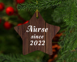 Nurse Since 2022 - Star Ornament D