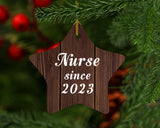Nurse Since 2023 - Star Ornament D