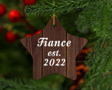 Fiance Established Est. 2022 - Star Ornament D