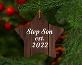 Step Son Established Est. 2022 - Star Ornament D