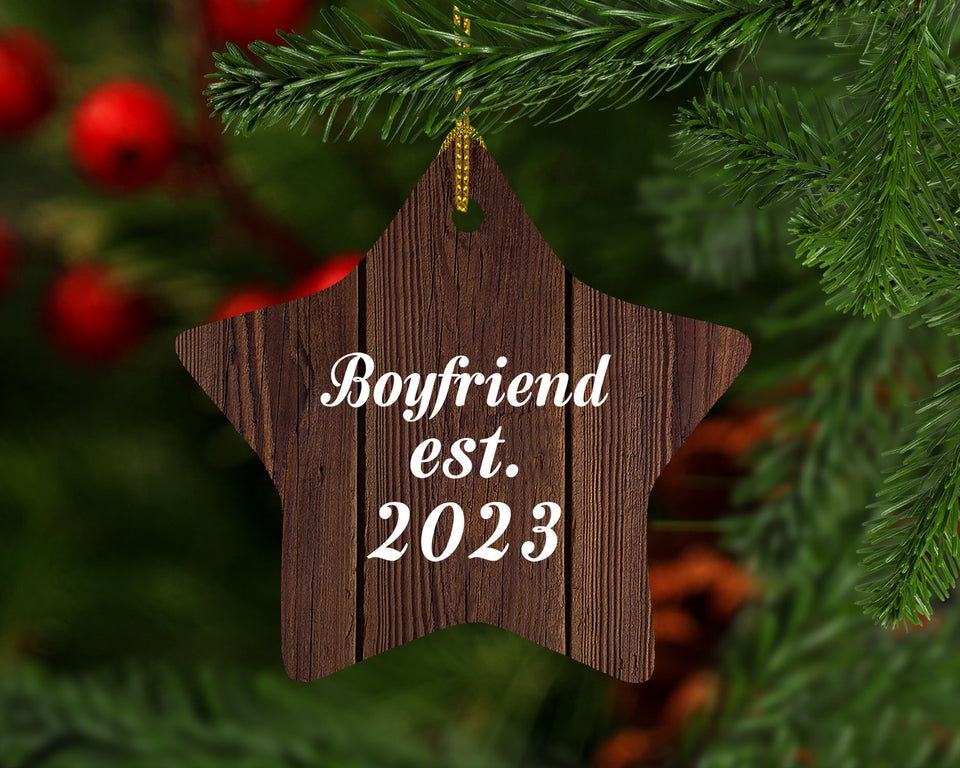 Boyfriend Established Est. 2023 - Star Ornament D