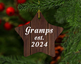 Gramps Established Est. 2024 - Star Ornament D