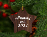 Mummy Established Est. 2024 - Star Ornament D