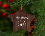 Air Force Since 2022 - Star Ornament D