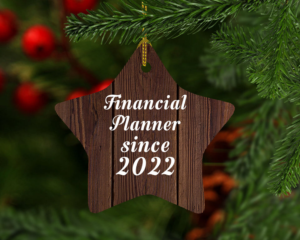 Financial Planner Since 2022 - Star Ornament D