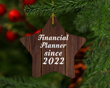 Financial Planner Since 2022 - Star Ornament D