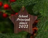 School Principal Since 2022 - Star Ornament D