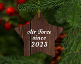 Air Force Since 2023 - Star Ornament D
