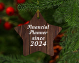 Financial Planner Since 2024 - Star Ornament D