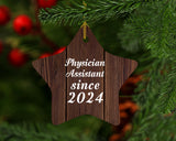 Physician Assistant Since 2024 - Star Ornament D