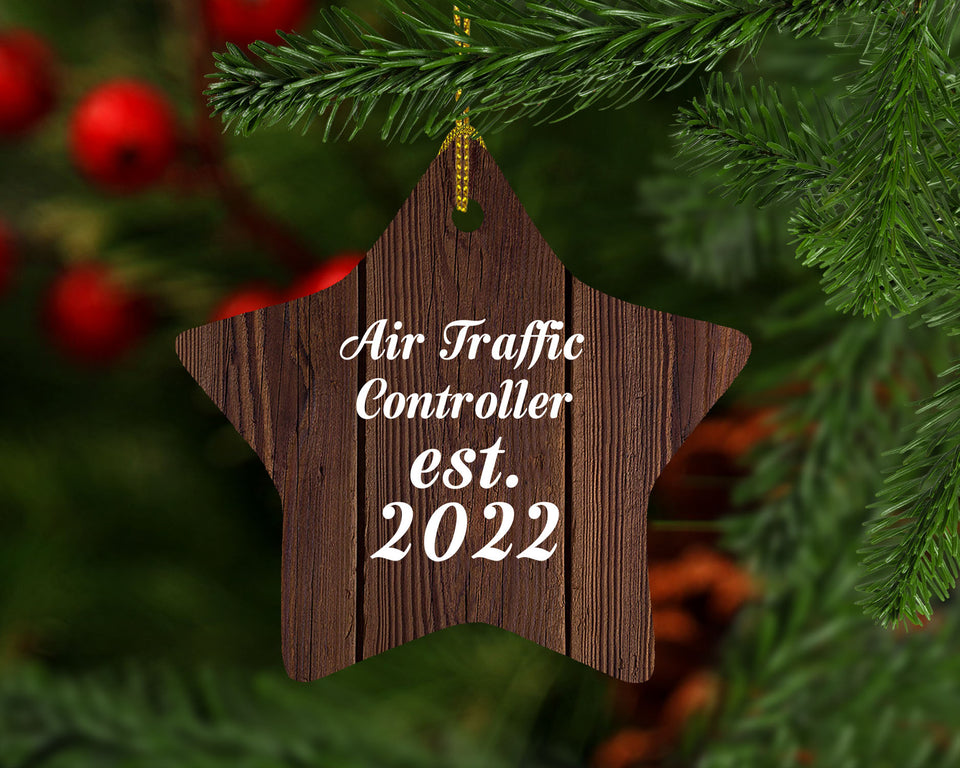 Air Traffic Controller Established Est. 2022 - Star Ornament D
