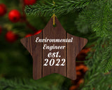 Environmental Engineer Established Est. 2022 - Star Ornament D