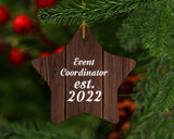 Event Coordinator Established Est. 2022 - Star Ornament D