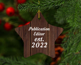 Publication Editor Established Est. 2022 - Star Ornament D