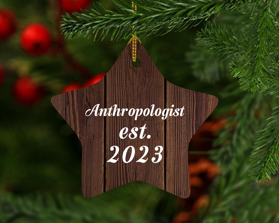 Anthropologist Established Est. 2023 - Star Ornament D