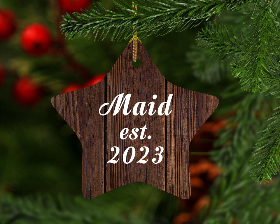 Maid Established Est. 2023 - Star Ornament D