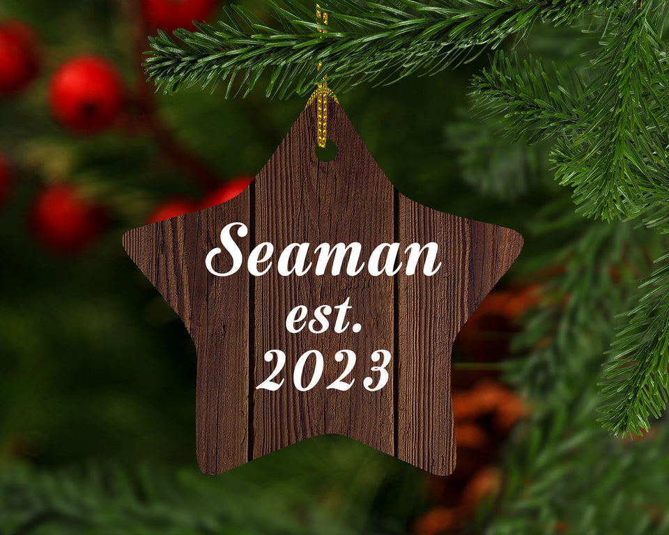 Seaman Established Est. 2023 - Star Ornament D