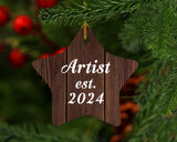 Artist Established Est. 2024 - Star Ornament D