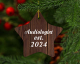 Audiologist Established Est. 2024 - Star Ornament D