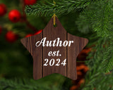 Author Established Est. 2024 - Star Ornament D
