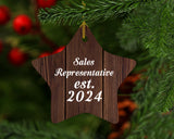 Sales Representative Established Est. 2024 - Star Ornament D