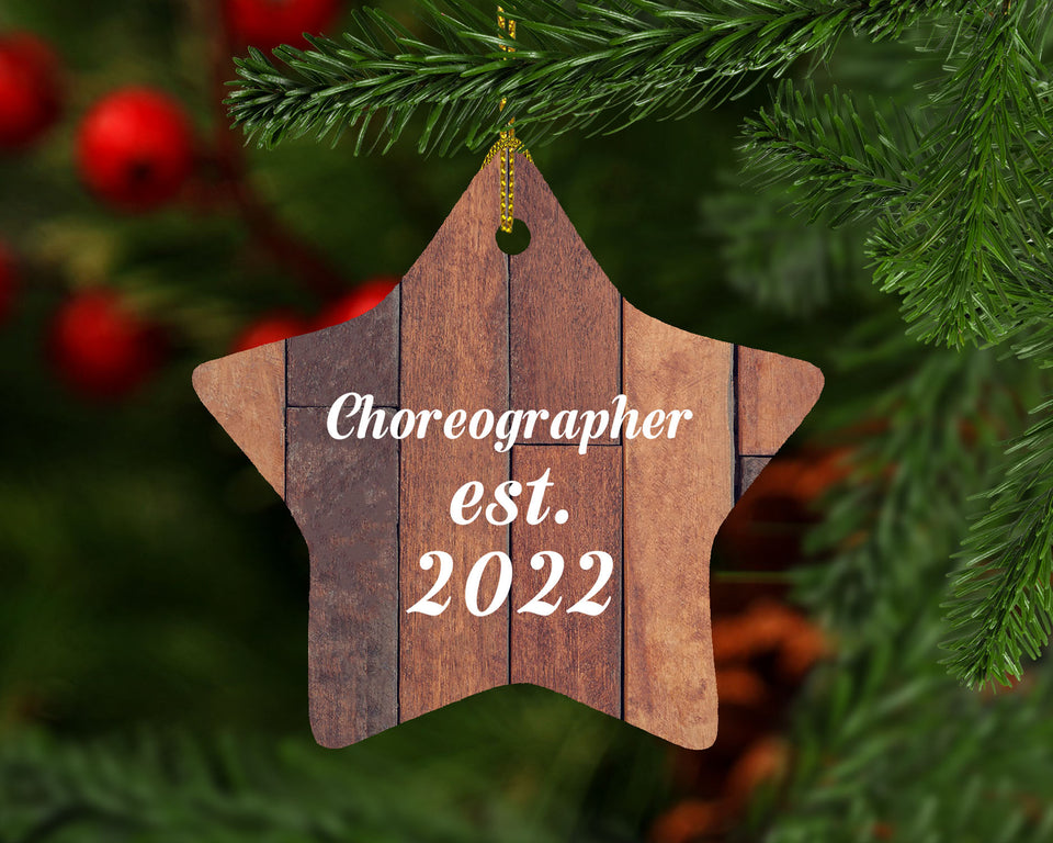 Choreographer Established Est. 2022 - Star Ornament E
