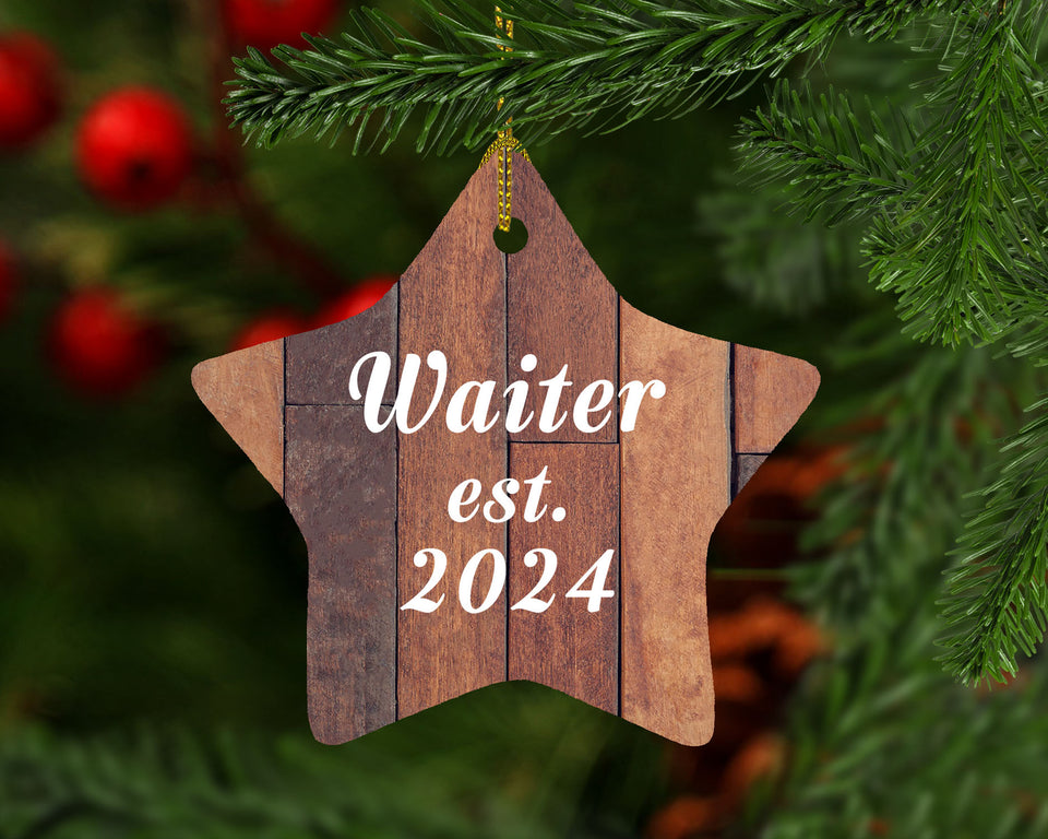 Waiter Established Est. 2024 - Star Ornament E