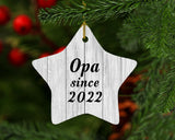 Opa Since 2022 - Star Ornament F