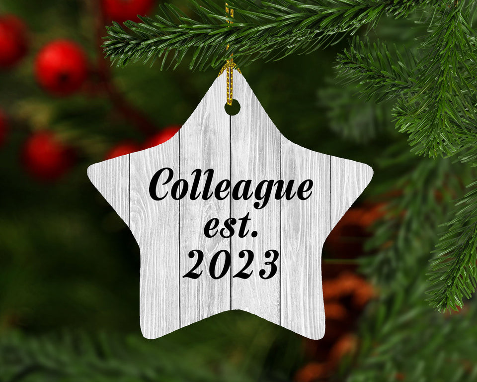 Colleague Established Est. 2023 - Star Ornament F