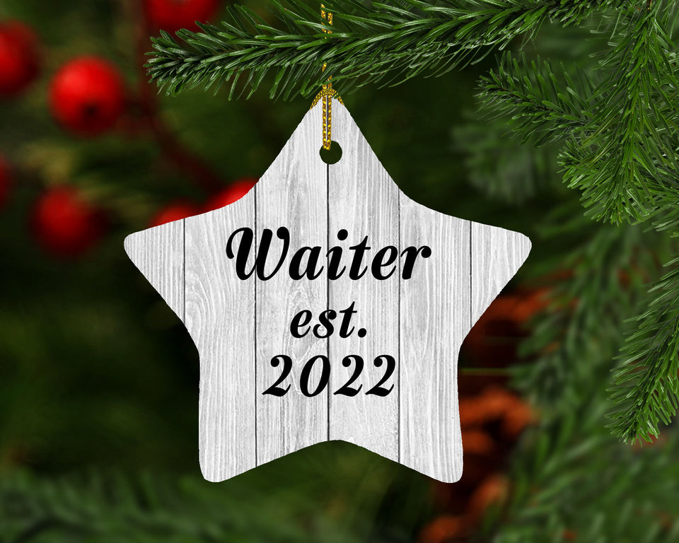 Waiter Established Est. 2022 - Star Ornament F