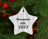 Housemaker Established Est. 2023 - Star Ornament F