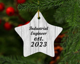 Industrial Engineer Established Est. 2023 - Star Ornament F