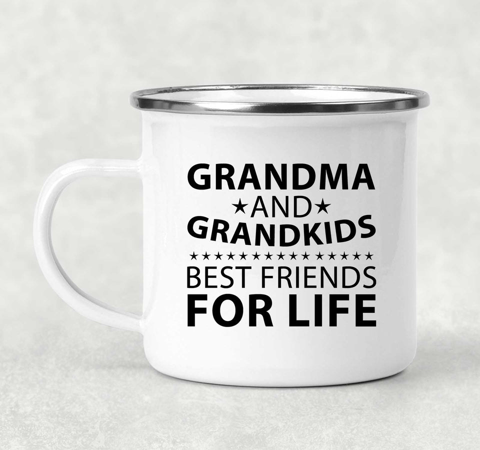 Grandma and Grandkids, Best Friends For Life - 12oz Camping Mug