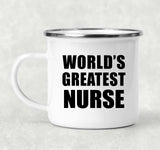 World's Greatest Nurse - 12oz Camping Mug