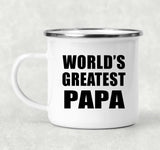 World's Greatest Papa (Grandpa) - 12oz Camping Mug