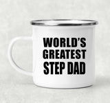 World's Greatest Step Dad - 12oz Camping Mug