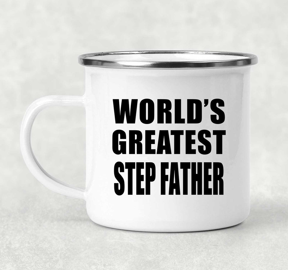 World's Greatest Step Father - 12oz Camping Mug