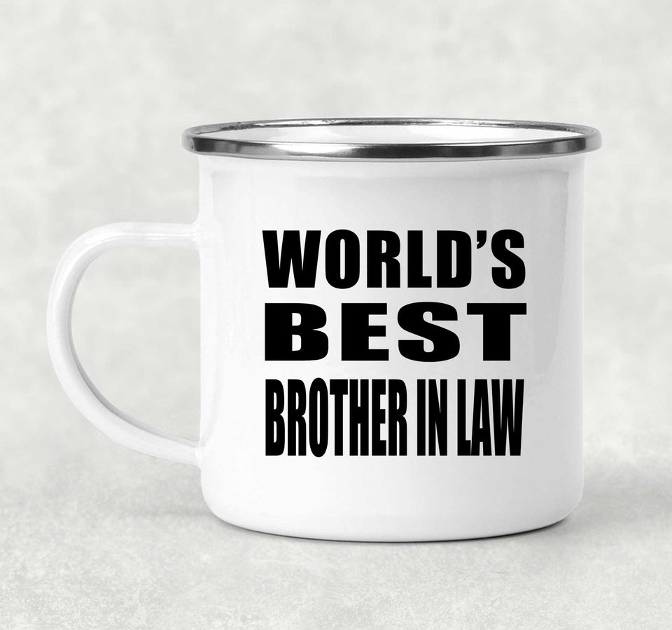 World's Best Brother In Law - 12oz Camping Mug